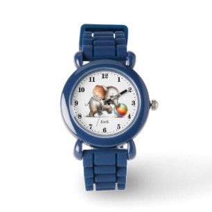 Cool boys voeg naam Elephant toe Horloge