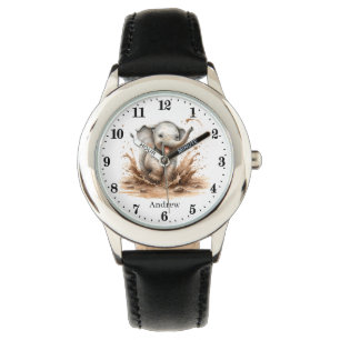 Cool boys voeg naam olifant toe horloge