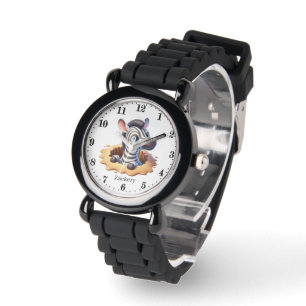 Cool boys zebra naam toevoegen horloge