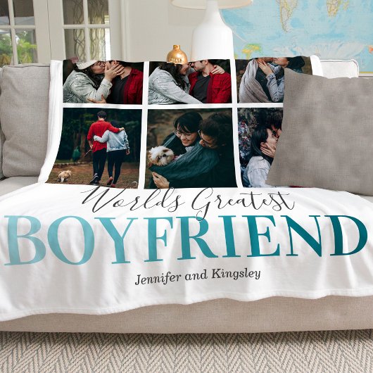 Cool Boyvriend Gift | De grootste foto van werelde Fleece Deken