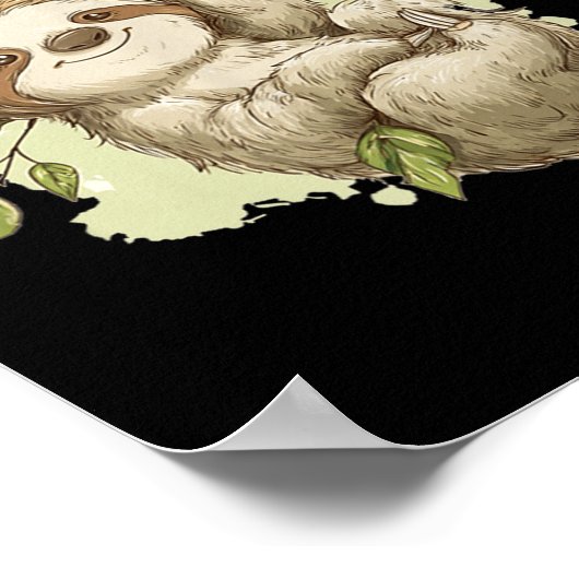 Cool Brazilian Sloth Costume For Boys And Girls Poster (Hoek)