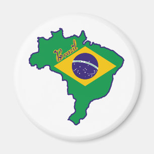 Cool Brazilië Magneet