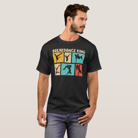 Cool Breakdance For Men Boys Breakdancer Breakdanc T-shirt (Voorkant volledig)