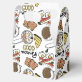 Cool Breakfast Brunch getild feest Bedankdoosjes (Geopend)