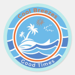 Cool Breezes Goede Tijden Ronde Sticker
