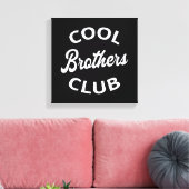 Cool Brothers Club I Canvas Afdruk (Insitu (Woonkamer))