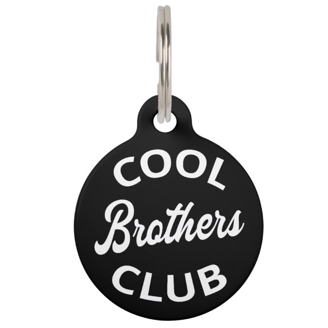 Cool Brothers Club I Huisdierpenning (Voorkant)