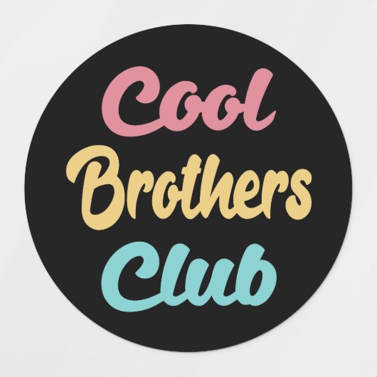 Cool Brothers Club II Labels (Design 2)