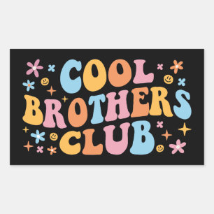 Cool Brothers Club III Rechthoekige Sticker