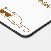 Cool Brown Cat with Sunglasses Pattern (Coin)