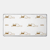Cool Brown Cat with Sunglasses Pattern (Recto)