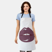 Cool Brown Lips Schort (Gedragen)