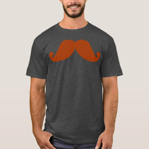 Cool Brown Mustache Design 2 T-shirt