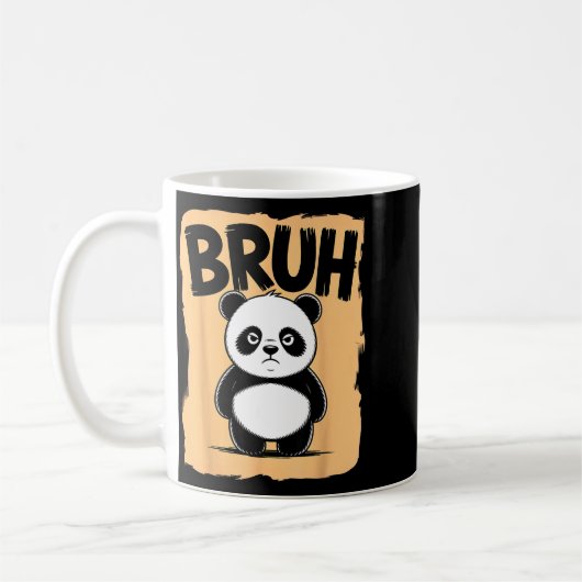 Cool Bruh Panda Men Women Kids Teens Funny Bruh Pa Koffiemok (Links)