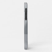 Cool Brushed Metal Look Monogram Case-Mate iPhone Case (Achterkant/links)