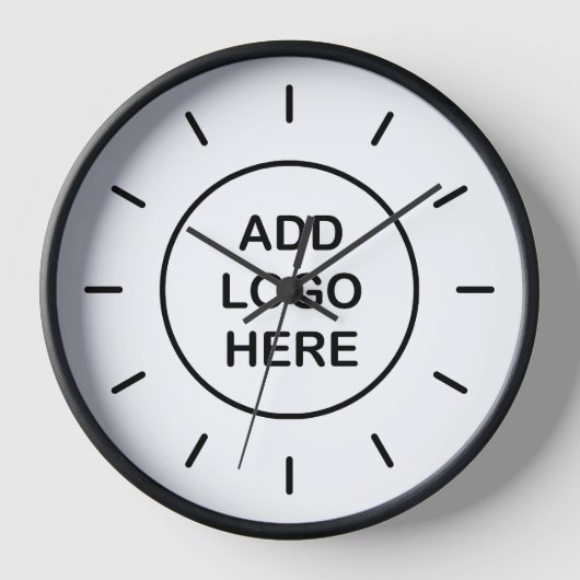 Cool Budget Salle d'attente Bureau Logo Horloge mu (Recto)