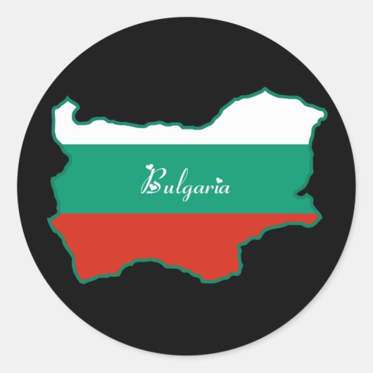 Cool Bulgaria Ronde Sticker (Voorkant)