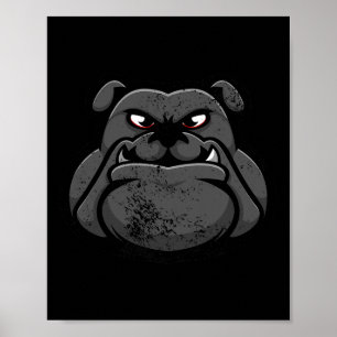 Cool Bulldog Hondenliefhebber cadeau's idee Poster
