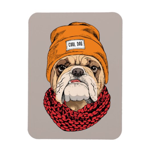 Cool Bulldog Magneet (Verticaal)
