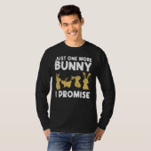 Cool Bunny Art voor mannen Rabbit Jersey Wooly P T-shirt (Voorkant volledig)