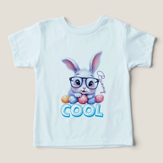 Cool Bunny Easter Personalized Name Kids (Design Recto)