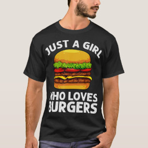 Cool Burger Art voor meisjes Hamburger Cheesebu T-shirt