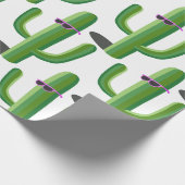 Cool Cacti Cadeaupapier (Hoek)