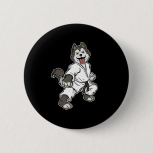 Cool cadeau-idee voor MMA-vechter en hondenliefheb Ronde Button 5,7 Cm