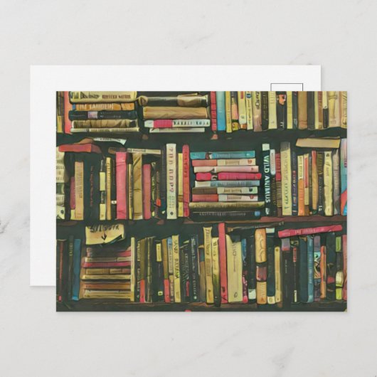 Cool cadeau voor bibliotheekliefhebbers briefkaart (Voorkant / Achterkant)