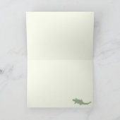 Cool Camo Alligators - transparant. Kaart (Binnen)