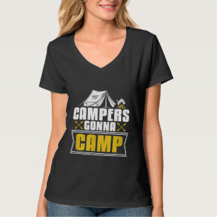 Cool Campers gaan kamperen Tent Camping Camper Eig T-shirt