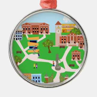 Cool Campus-ontwerp Metalen Ornament