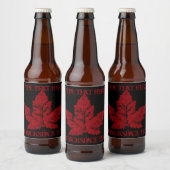 Cool Canada Bière Étiquettes Custom Canada Étiquet (Bouteilles)