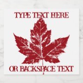 Cool Canada Bierlabels Custom Canada Flessenlabel Bier Etiket (Enkel label)