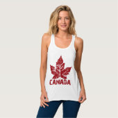 Cool Canada Débardeur Femmes Canada Souvenir (Devant entier)