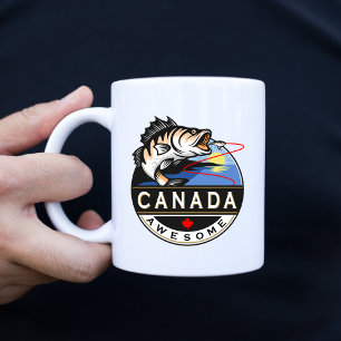Cool Canada Geweldige Buitenshuis Gevist Crest Koffiemok