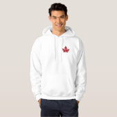 Cool Canada Hoodie Retro Maple Leaf Souvenir (Voorkant volledig)