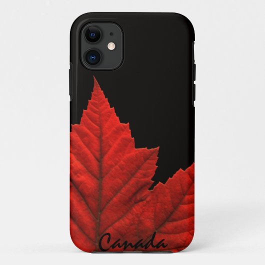 Cool Canada IPhone 5 Hoesje Canada Maple Leaf Gift (Achterkant)