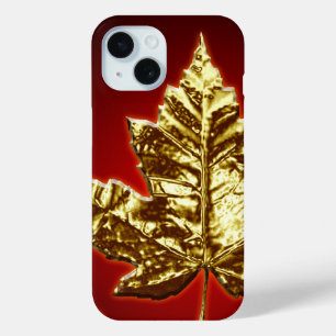 Cool Canada iPhone 7 Hoesje Gold Canada Leaf Gifts