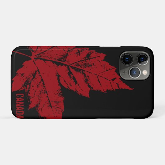 Cool Canada iPhone Case Canada Maple Leaf Hoesje (Achterkant (horizontaal))