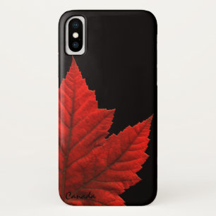 Cool Canada iPhone X Hoesje Canada Maple Leaf Gift