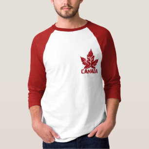 Cool Canada Jersey Retro Maple Leaf Souvenir T-Shi T-shirt