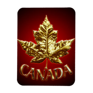Cool Canada Magnet Gold Canada Leaf Souvenir Magneet
