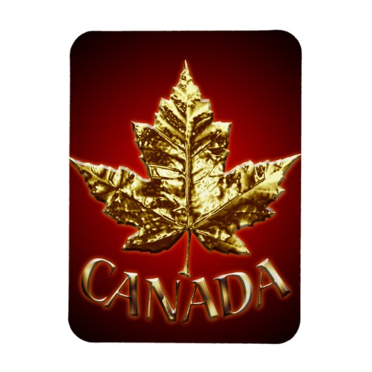Cool Canada Magnet Gold Canada Leaf Souvenir Magneet (Verticaal)