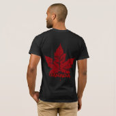 Cool Canada Shirt Retro Maple Leaf Souvenir (Achterkant volledig)
