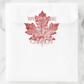 Cool Canada Stickers Personalized Canada Sticker (Tas)