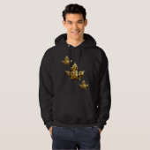 Cool Canada Sweat - shirt à capuche Gold Maple Lea (Devant entier)