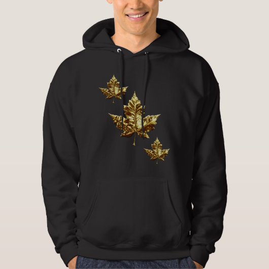 Cool Canada Sweat - shirt à capuche Gold Maple Lea (Devant)
