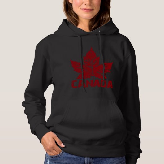 Cool Canada Sweat - shirt à capuche Rétro-Canada f (Devant)