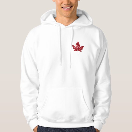 Cool Canada Sweat - shirt à capuche Retro Maple Le (Devant)